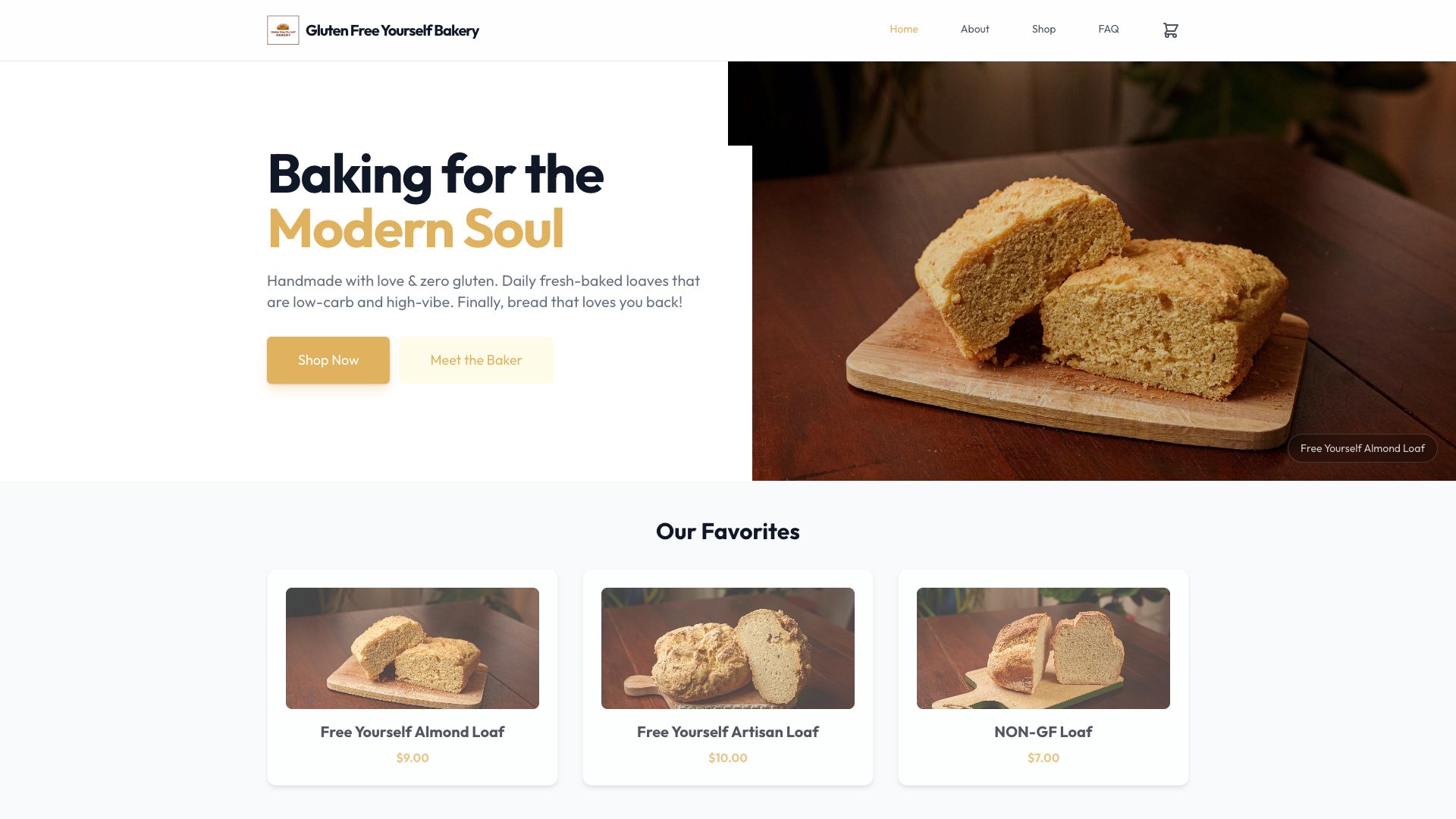 GFY Bakery Website